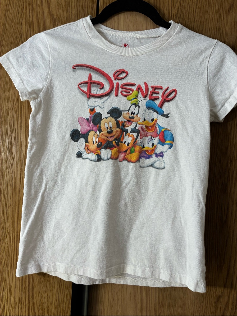 Disney White Short Sleeve Tee with Classic Character Group
